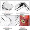 Homeglen 304 Stainless Steel Perforated Rectangular Steamer Tray