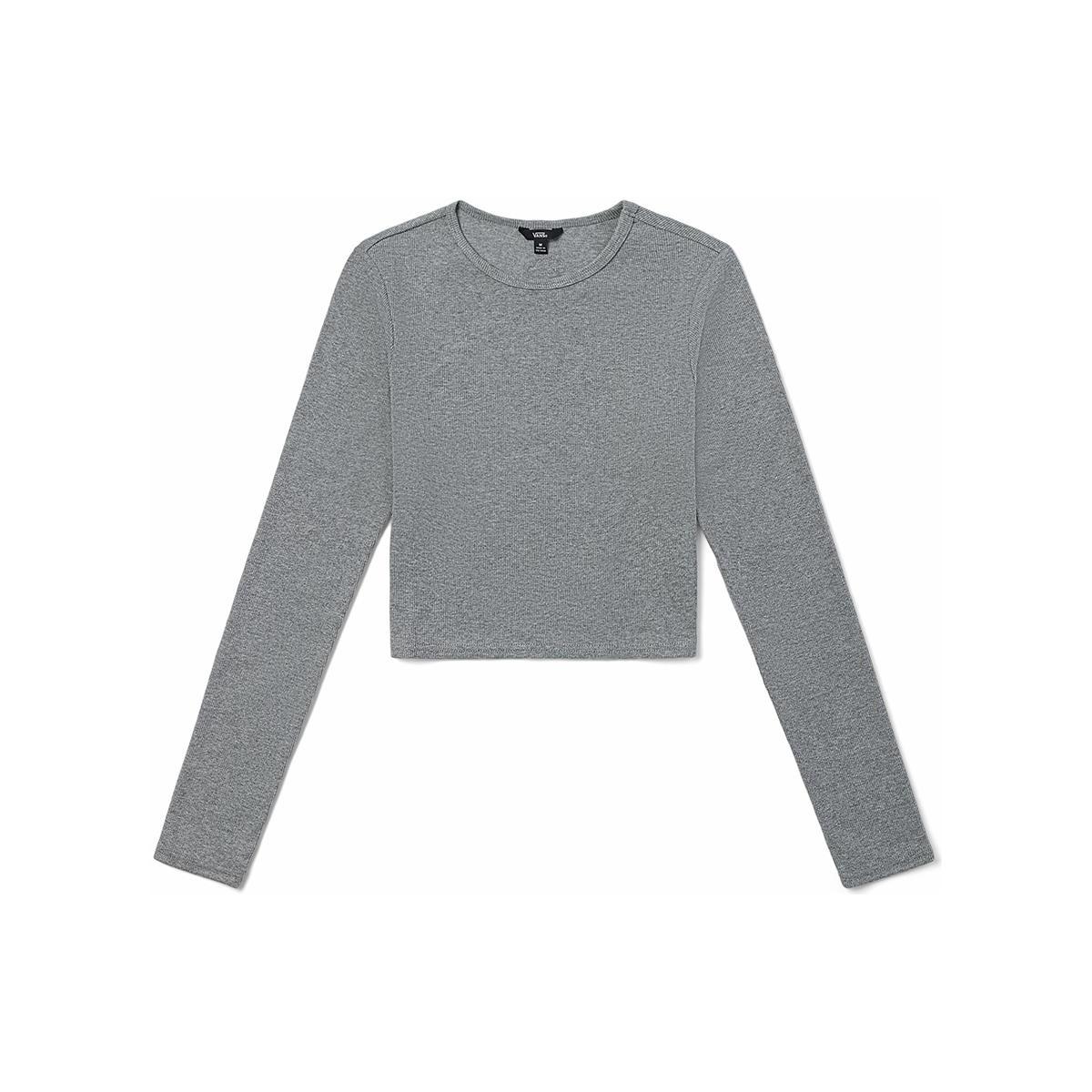 (WMNS) Vans Armanto Long Sleeve Knit Shirt Grey Women s VN0A7YQQGRH S