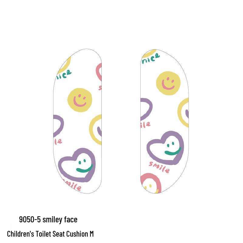Children's Cartoon Self-Adhesive Washable Toilet Seat Cushion Pad