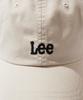 LEE Small Twitch Logo Cotton Curve Ball Cap Beige