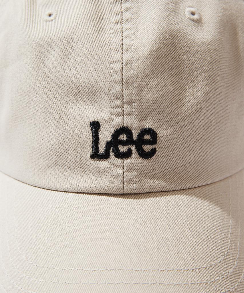 LEE Small Twitch Logo Cotton Curve Ball Cap Beige