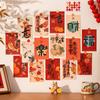 15pcs/set Chinese Style Spring Festival Couplets DIY Blessing Greeting Cards  for Wall Door