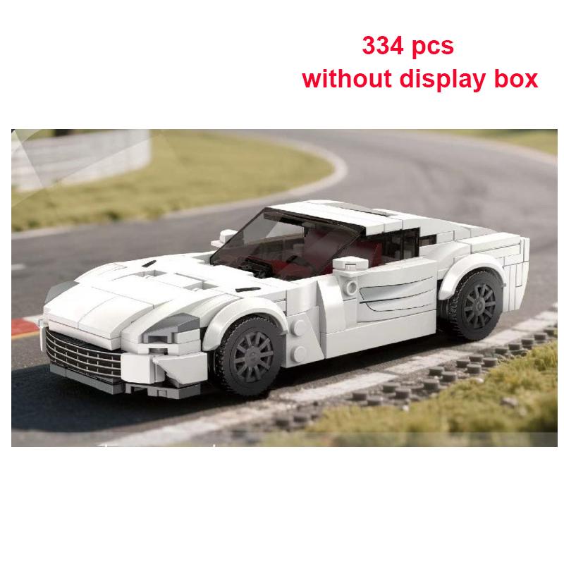 Technical Speed Car MOC City Racing Car Rally Building Blocks Bricks Set Retro Ornament Diy Toys For  Kid Adults Birthday Gifts
