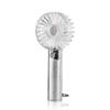 Portable Mini Rechargeable Transparent Fan with Mountaineering Hook