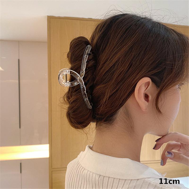 Kshmir New style exaggerated large beads acrylic hair clip large make-up hair styling hairpin female hair pearl hair accessories