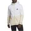 Adidas Sweatshirts Men's White Hooded Moderate Cardigan HL6911