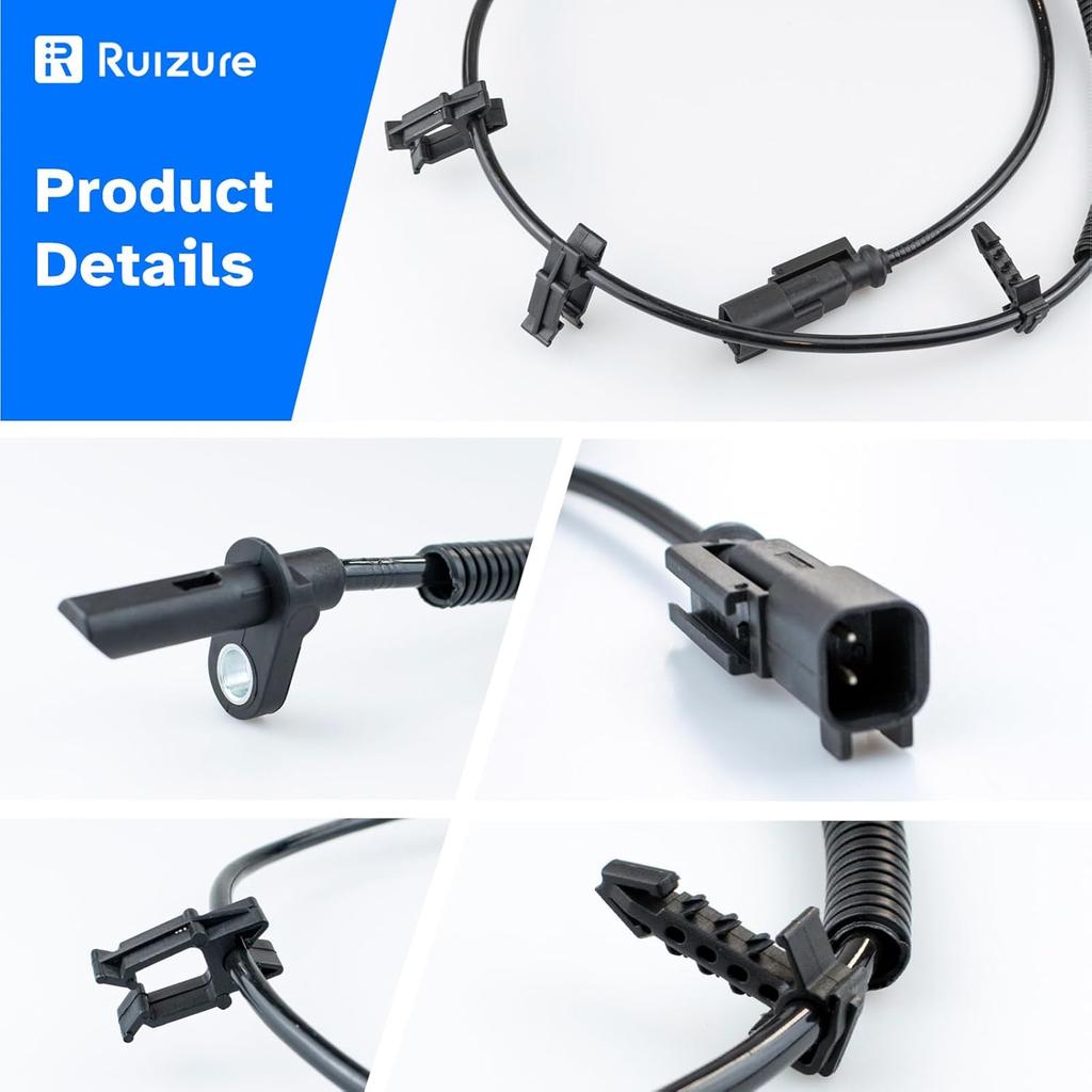Rear Wheel Speed ABS Sensor Left or Right fit for 09-17 Chevy Traverse, Buick Enclave, GMC Acadia, 2007 2008 2009 2010 2011 2012 2013 2014 2015 2016