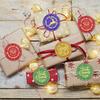 Merry Christmas Words Sealing Wax Stamp Bell Snowflake Wax Seal Stamp Head Christmas Eve for Christmas Invitations Envelope