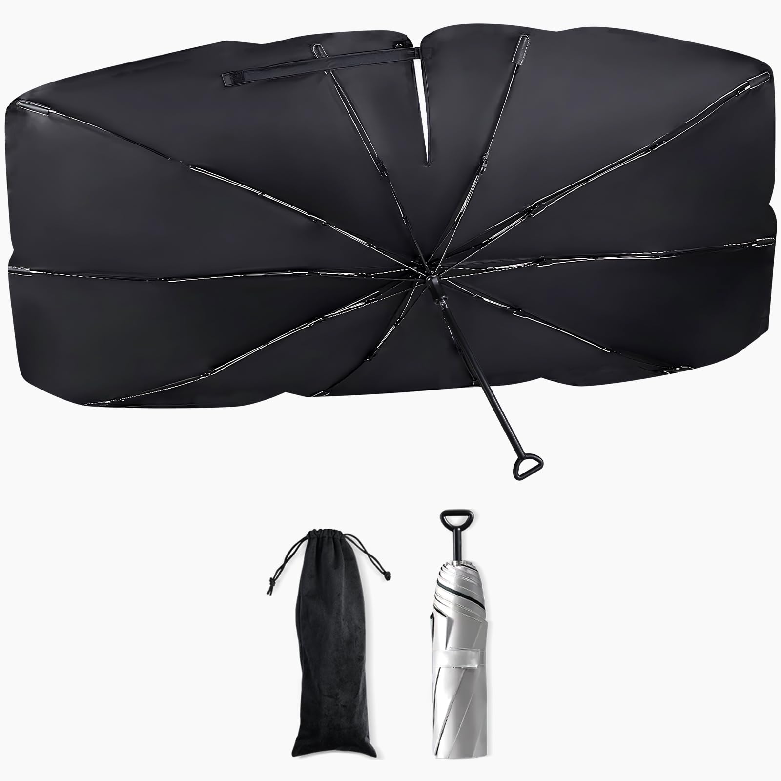 

Customized Car Sunshade for Toyota RAV PANPHEN Car Front Window Sun Shade for Toyota RAV 4 Bendable Umbrella Storage Pouch Included 4 Visor, Models,