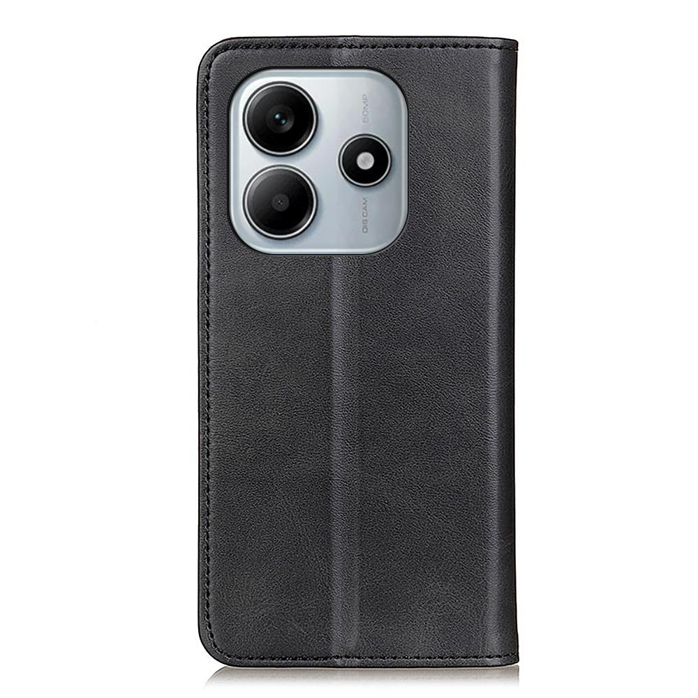 Für Xiaomi Redmi Note 14 4G (163,25 x 76,55 x 8,16 mm) Hülle Spaltleder Flip Wallet Handyhülle