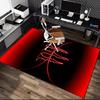 1pc Demon Printed Chair Rug for Home Office Use, Living Room Kitchen Game Room Area Carpet