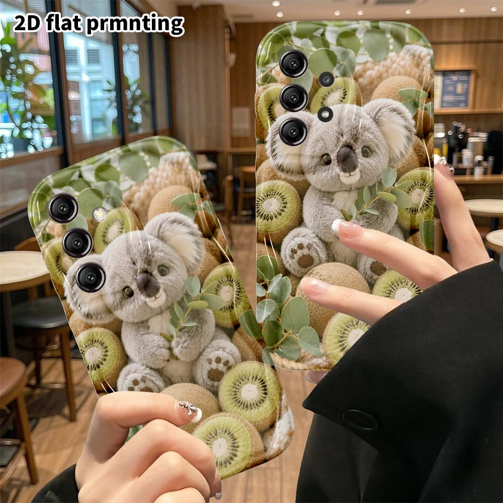 Phone Case: 2D Flat Samsung Galaxy A34 A35 M05 M06 S20 S22 S21 FE Plus 5G Protective Case, Kiwi Doll, Christmas and Halloween Gift