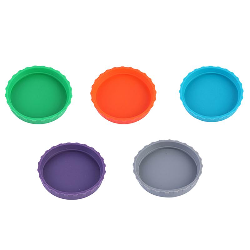 Soda Lid Multi-Color Beverage Can Protector Silicone Can Covers Leak-Proof Cap