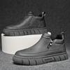 Men's Ankle Boots Autumn Fashion Versatile Casual Shoes Tooling Boots Comfortable Outdoor Male Sports Walking Shoes with Zippers