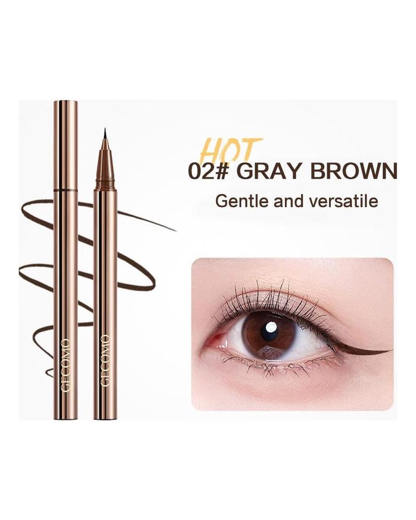 GECOMO Smooth Liquid Eyeliner, Quick-drying And Waterproof Pen, Long-lasting Makeup Eyeliner