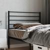 VidaXL Black Metal Headboard 100 Cm 352348