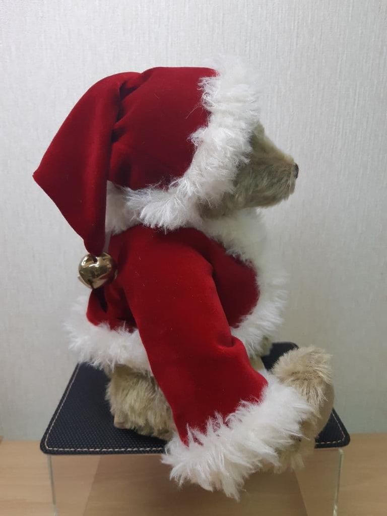 [USED] Steiff Teddy Bear "Christmas Bear 2017" Approx. 32cm