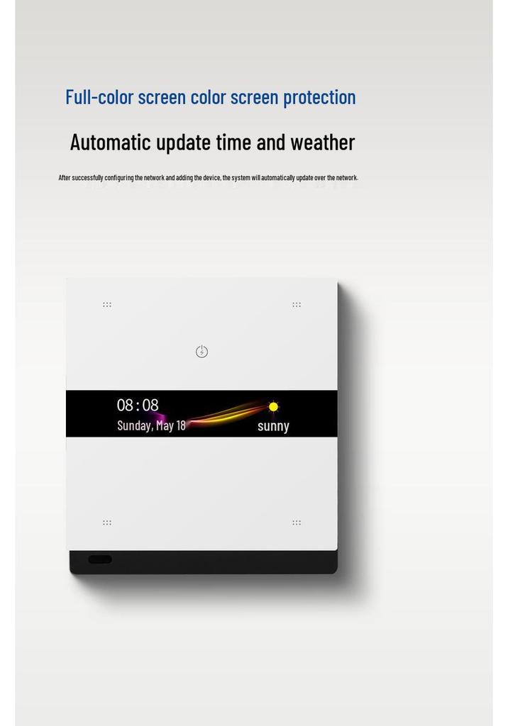 ZXWL Smart Touch Switch with AG Glass, Mesh2.0 Bluetooth, Mijia APP Connectivity
