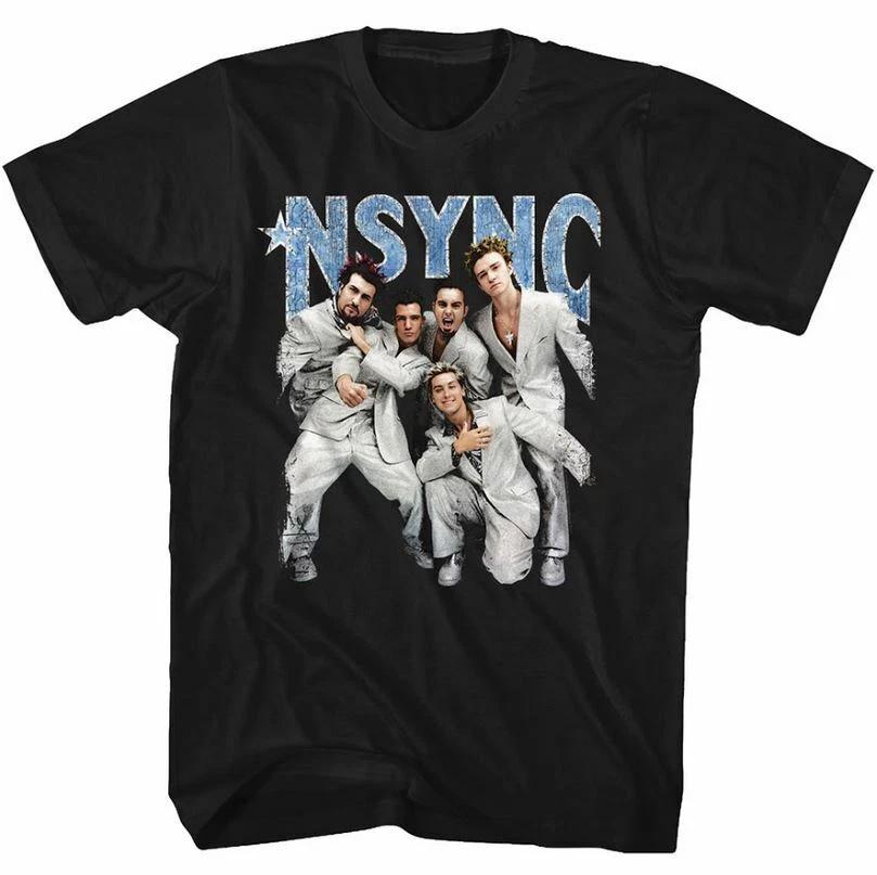 NSYNC Group Strike A Pose Men s T Shirt Dance Pop Music Merch 4XL