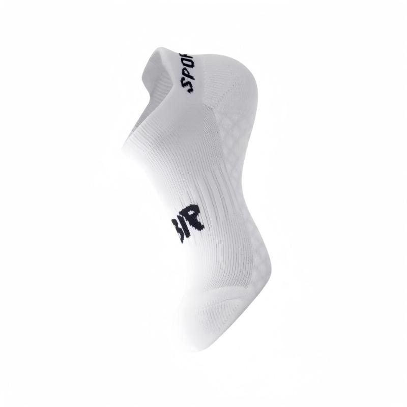 

Male Autumn and Winter Style Towel Bottom Deodorant Sweat Absorption Anti Wear Youth Sports Running Marathon Socks 1 pair белый