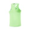 Li Ning Dragon Sparrow Skin-Friendly Breathable Simple Slim Fit Sleeveless Racing Competition Top Vest Men Tops Fluorescent-Light-Green AAYV123-4