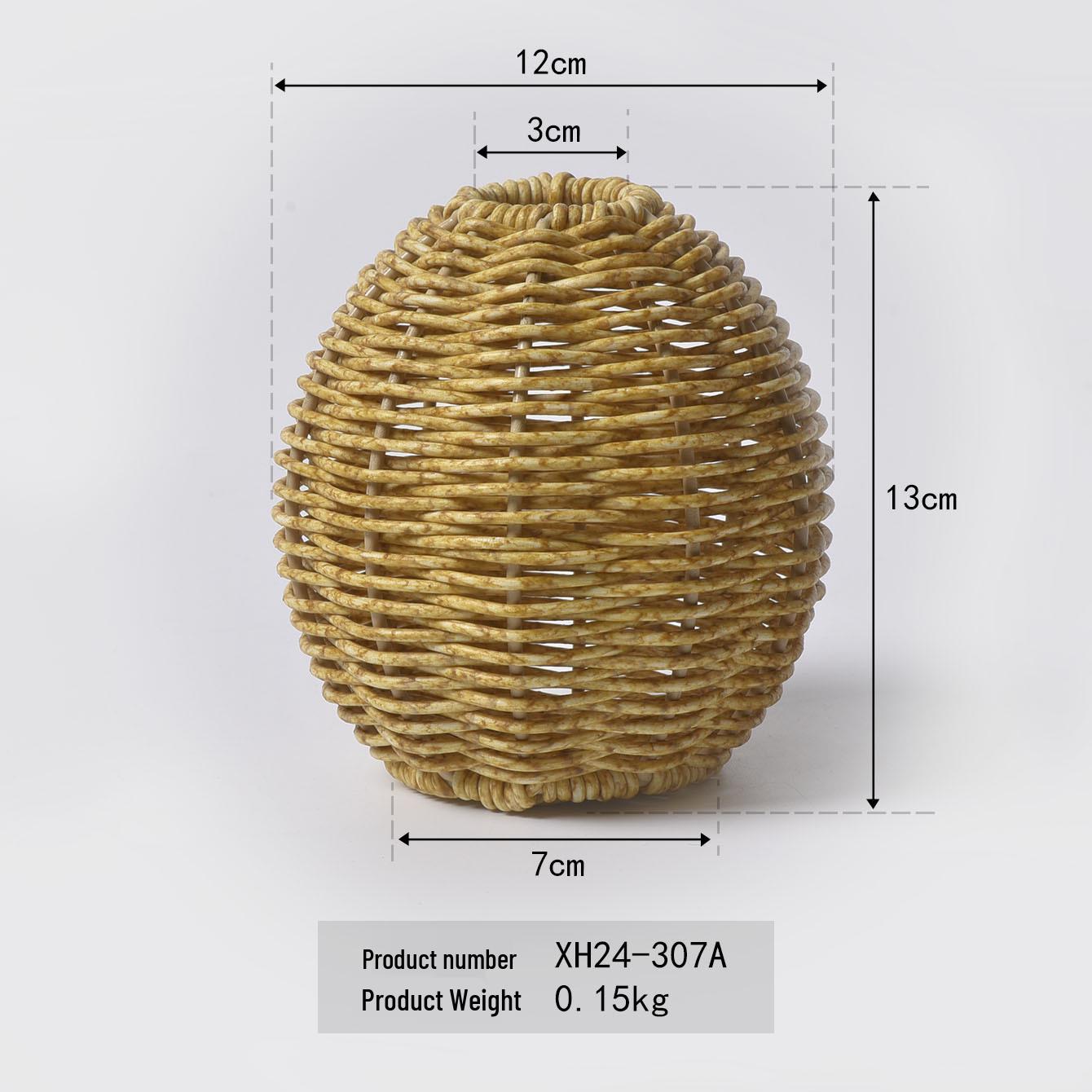 

Ваза в стиле ротанга ручной работы: Элегантное и креативное украшение для домашних цветочных композиций