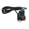 Electric Bike Twist Throttle ABS with Green Screen Lock Keys Electric Bike Throttle Grip For