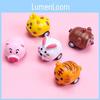 Tiger Rabbit Plastic Animal Inertia Toy Car With Push And Slide Function For Kids Development