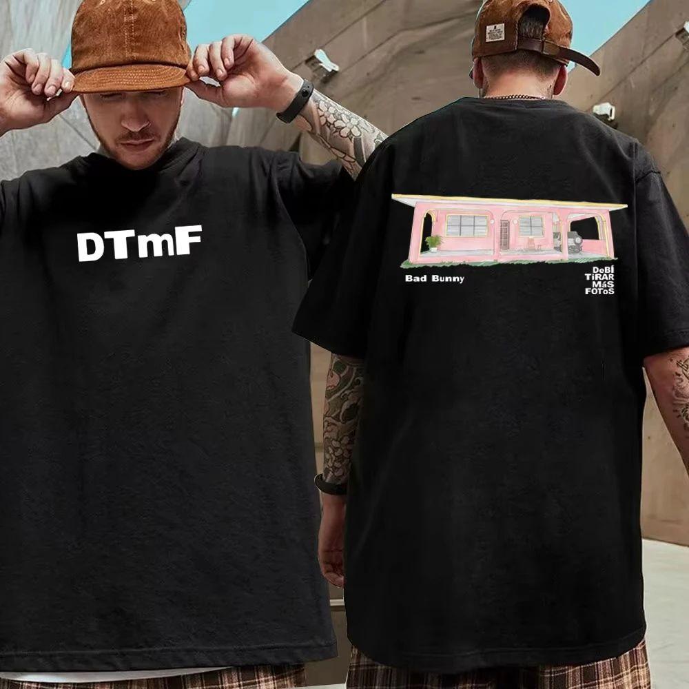 

Debi Tirar Mas Fotos Tshirts Bad Bunny DTMF Tour Merch T Shirt Hip Hop Oversized Short Sleeves Tshirt Fan Gifts Tops Unisex S