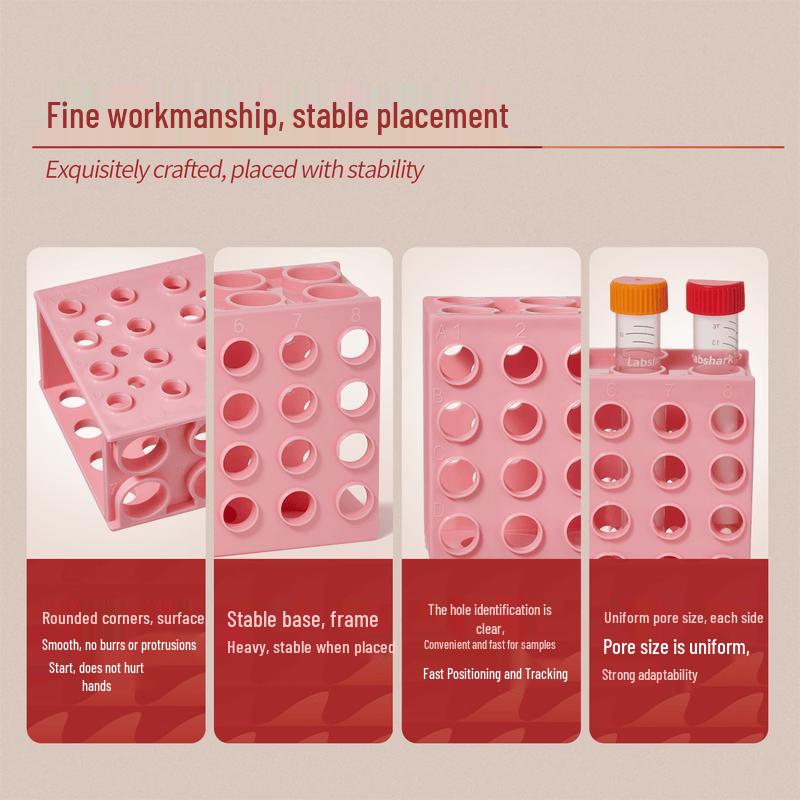 LABSHARK Four-Sided Centrifuge Tube Rack