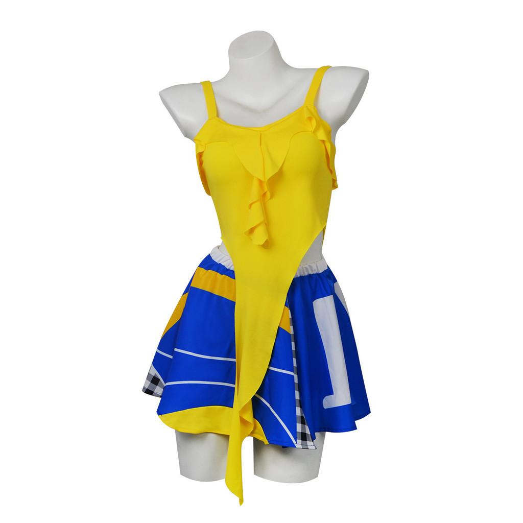 Shakira Global Football Cup Costume For Soccer Cheerleading And Performance Activities