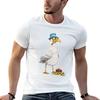 T-shirt Classica Gabbiano Con Patatine Fritte T-shirt con Fantasia alla Moda Per Uomo