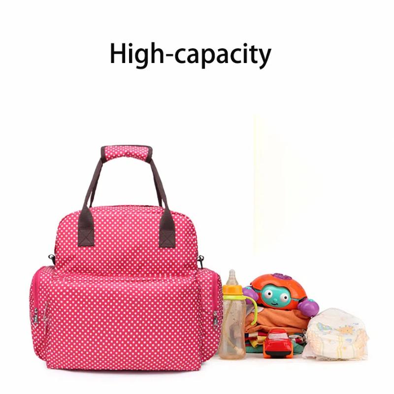 Babywindeltaschen für Mütter Windel-Kinderwagentaschen-Set für Mädchen Mami Mutterschaft Große Kapazität Windelrucksack Reise-Stilltasche