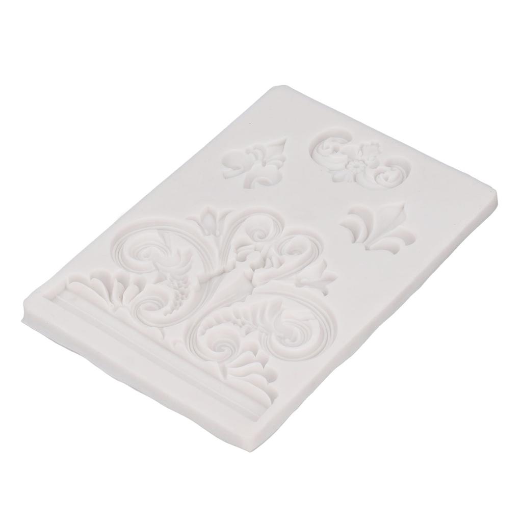 Relief Silicone Moulding Vintage Exquisite Reusable Silicone Moulding for Fondant Cake Decoration