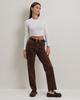 Straight Jeans with Belt Rimas 102105 38 Brown