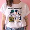 Disney Funny Mickey Tshirt Minnie Mouse Cartoon T-shirt Printing Women Tshirt Female Clothes Kawaii Summer Girls Clothing