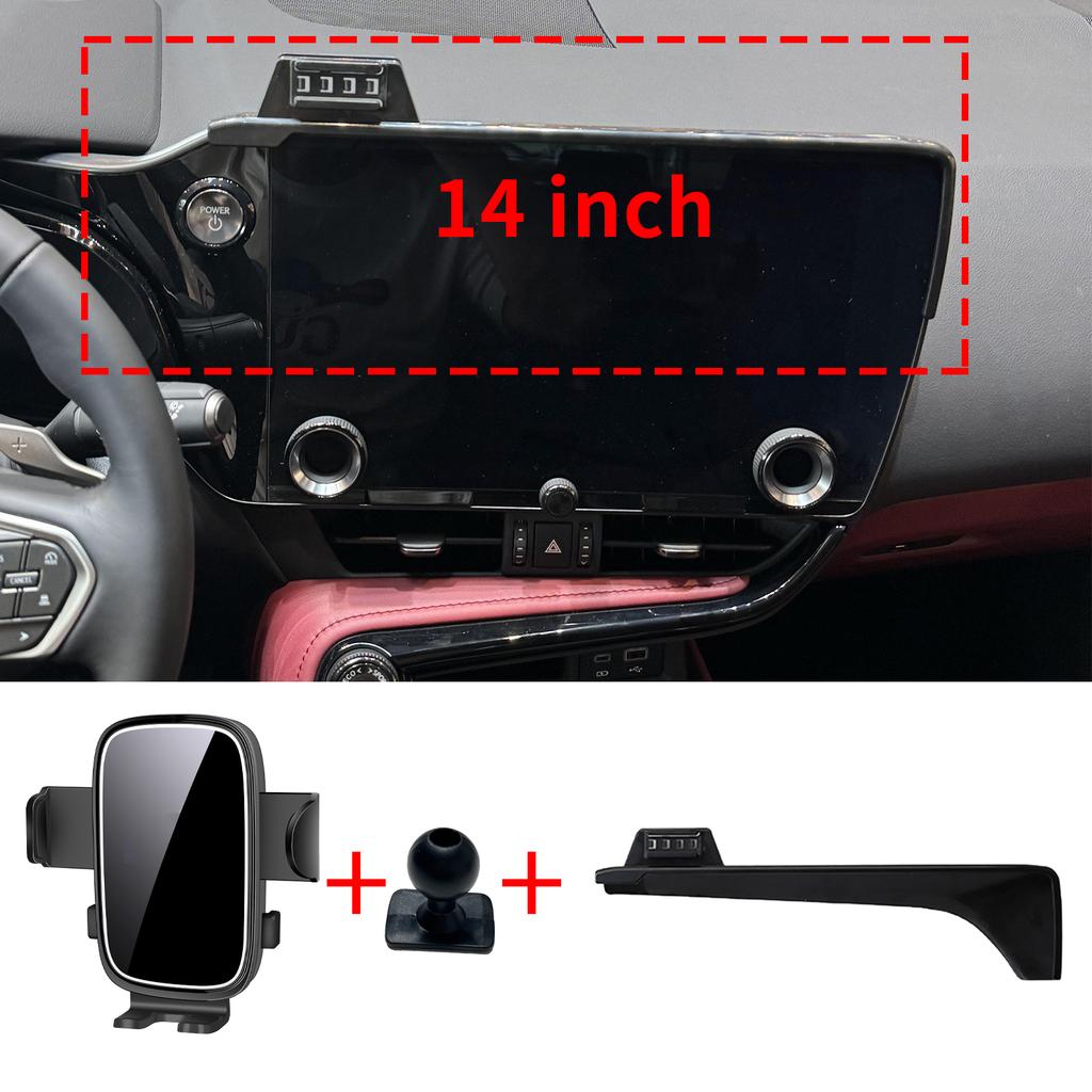Support de téléphone personnalisé pour Lexus NX 2022 2023 2024-2026 (14 pouces/9,8 pouces), Base d'écran de tableau de bord, sans perceuse
