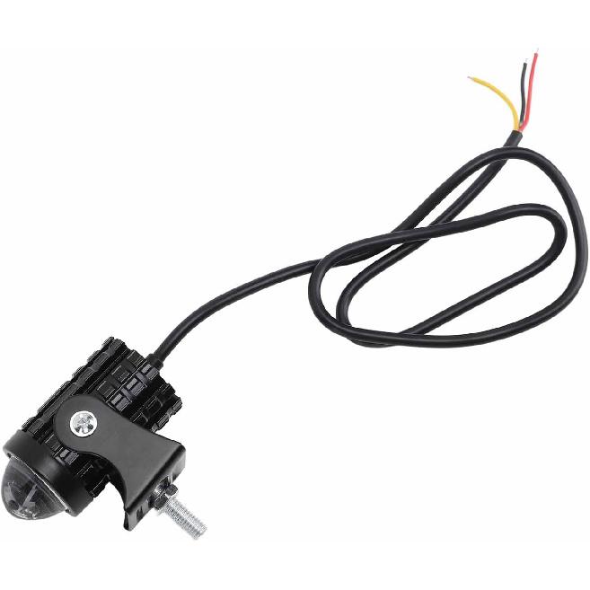 2Pcs Motorcycle LED Spotlight Yellow White High Low Beam Spot Lamp 8 to 80V