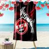 1. FC Köln affiche Impression Serviette de Plage, Grande Serviette Douce Séchage Rapide pour Plage Camping Natation