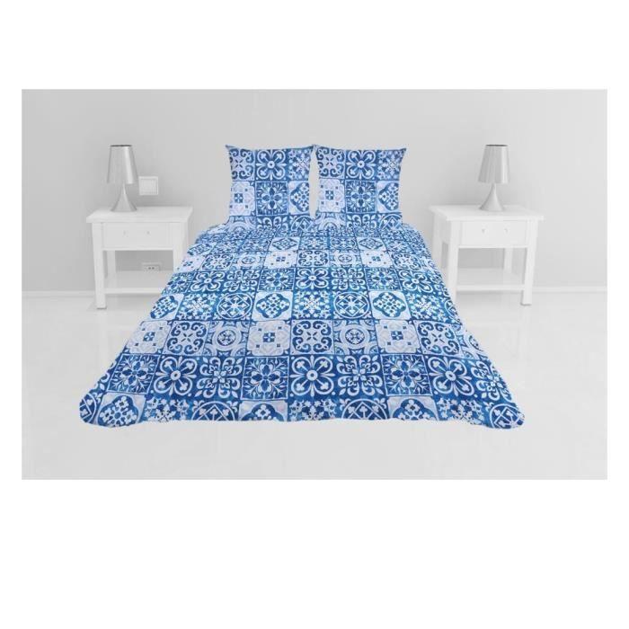 Couvre lit microfibre + taies Persane