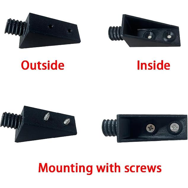 Shelf Brackets Compatible with Suncast Sheds, Craftsman Shed, 4 Pack, Brackets Only, (Screws Included