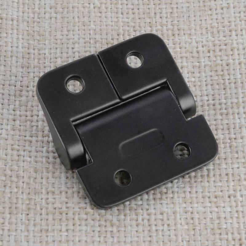 Black Zinc Alloy Boat Door Frame Hinge Butt Full Surface Mounting Sturdy and Durable 5.1 x 5.7cm