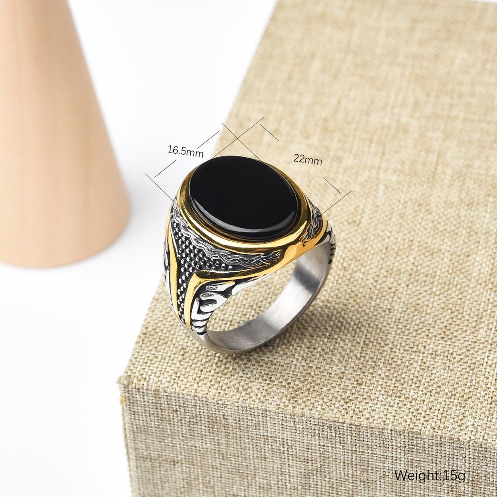 Men's/Women Many Gem Style Colors 316LStainless Steel Rings Classic Fashion Trend Jewelry High Quality Products