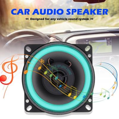 Haut-parleur Coaxial HiFi pour Voiture 2 Voies 4 Pouces 100W 4 Ohms Haut-parleur Universel de Porte de Véhicule Haut-parleur Audio Stéréo pour Voiture Pièces Auto
