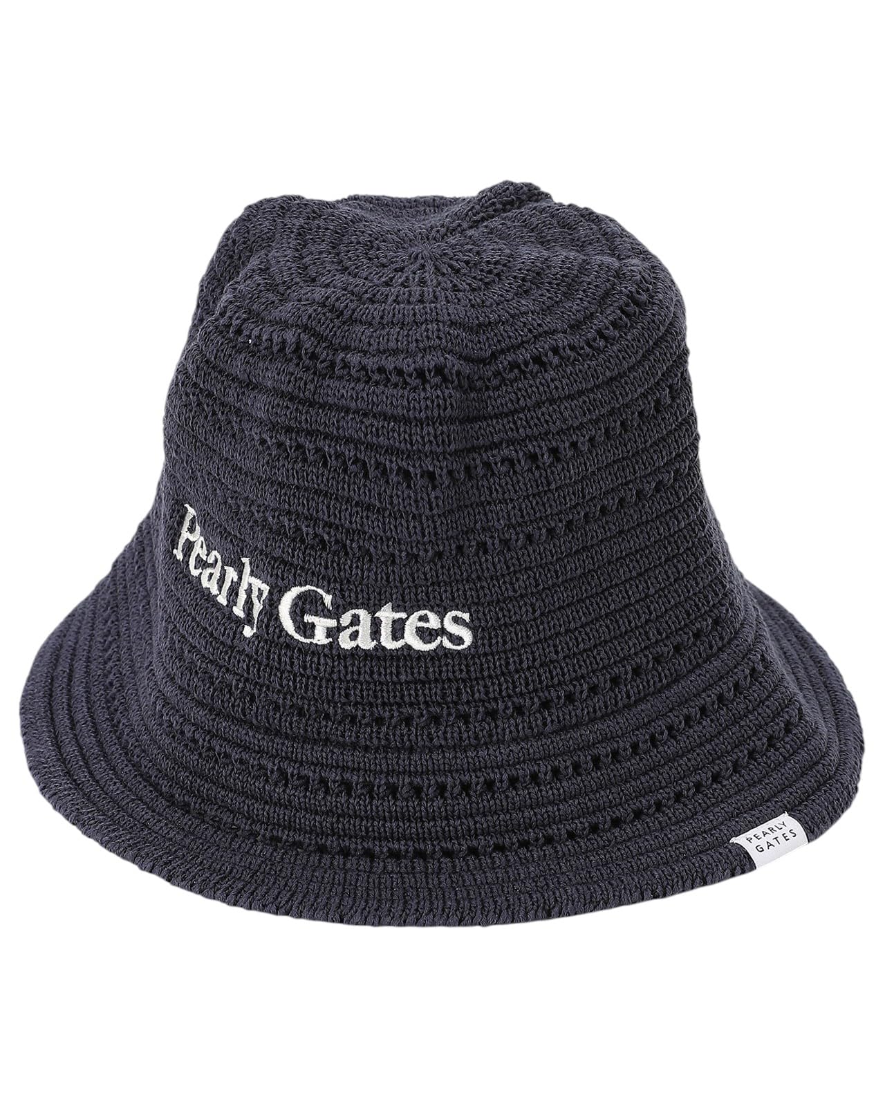 

[PEARLY GATES] Унисекс панама (Летний трикотаж) Кепка для гольфа 053-5187507 120Темно-синий FR