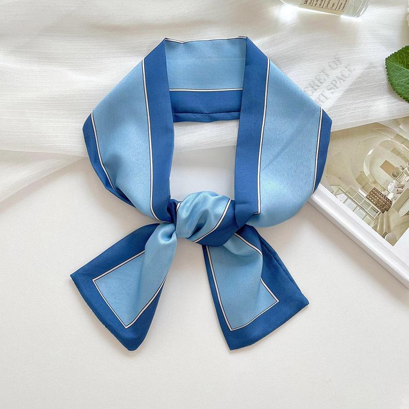 Long silk scarf, high-end new versatile hair tie streamer, atmosphere ribbon, spring and summer decorative scarf, tied bag streamer