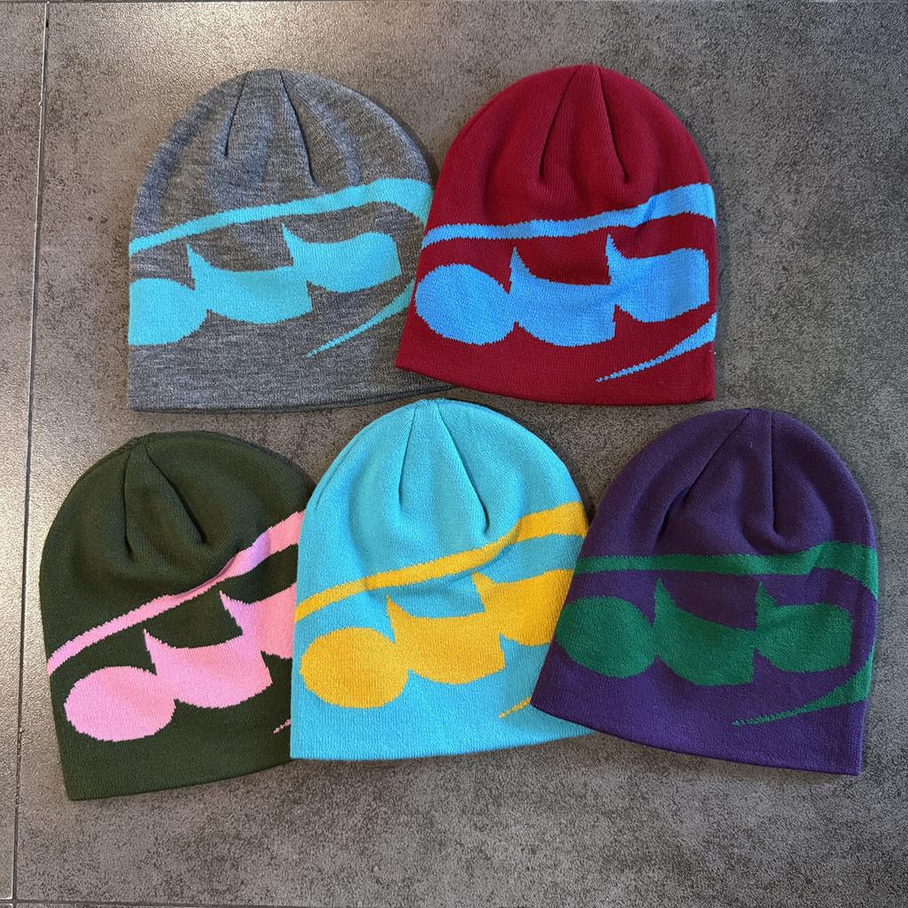 Trendy Women Jacquard Pattern Warm Acrylic Knit Beanie Hat For Wear Casual