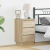 Nightstand Sonoma Oak 39 x 34.5 x 65 cm Particleboard