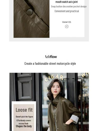 2025 Autumn Women's Petite Motorcycle Leather Jacket - Stylish, Unique, and Chic Short Coat