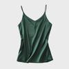 "Sexy V-Neck Backless Satin Camisole Top"